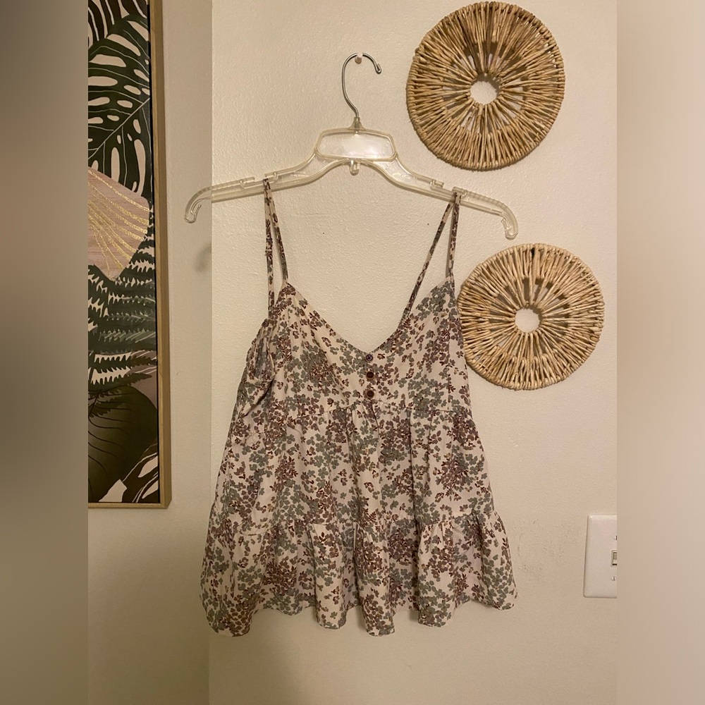 Floral tank top